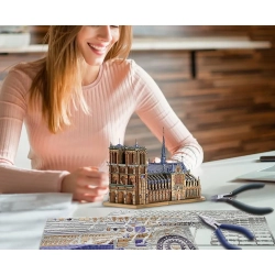 Metalowe Model 3D - Katedra Notre Dame